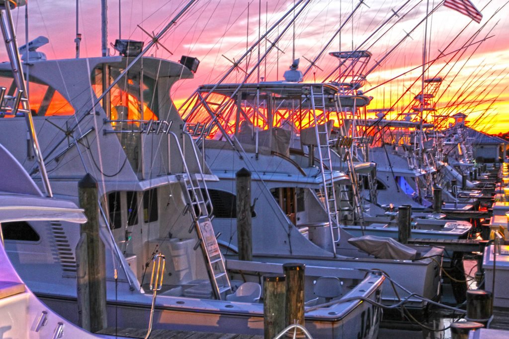 Slips Ocean City Fishing Center Marina Charter Boats MD